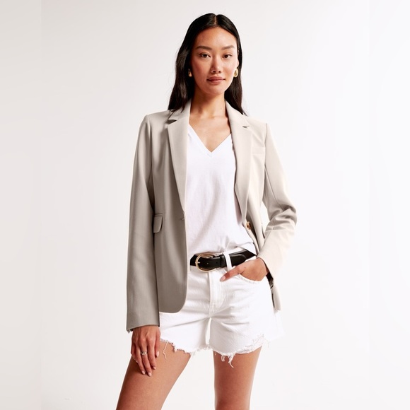 H&M Single Breasted Blazer Jacket- Size Large - Picture 1 of 5
